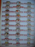 HOPCT LOT NR 64 - PIRATII SI VIKINGII IN ISTORIE -33 BUC-ETICHETE VECHI DE TRABUCURI / CIGARS LEBELS -COLECTIE DE LUX-LITHO
