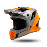Cumpara ieftin Casca copii motocross/enduro Ufo Plast Korey gri/portocaliu