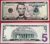 Bancnota SUA 5 Dollars 2017A P-545A L12 San Francisco UNC Statele Unite America