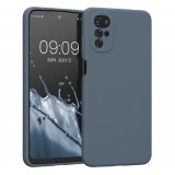 Husa Kwmobile pentru Motorola Moto G22, Silicon, Albastru, 58207.202, Carcasa