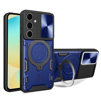 Husa Samsung Galaxy S24 FE Techsuit CamGuard Pro, albastru foto