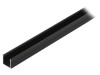 Profil Aluminiu Negru 1m pentru Module LED SMART16