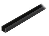 Profil Aluminiu Negru 1m pentru Module LED SMART16