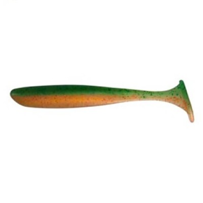 Shad 4Predators Slim Shad Floating 9 CM L020 Culoare Ultra Green &amp;ndash; Orange Gold 5 buc/plic foto