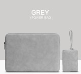 Husa marca THD, protectie si transport laptop Apple Macbook Air (M2) 15.3 inch, Apple Macbook Pro (M3) 16 inch, culoarea gri
