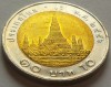 Moneda bimetalica 10 Baht - THAILANDA, anul 2013 * cod 10 B = excelenta, Asia