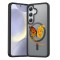 Hus&Auml; magsafe anti&Egrave;oc pentru samsung galaxy s25 &acirc; design butterfly quote, protec&Egrave;ie 360&Acirc;&deg;, dreams, negru mat