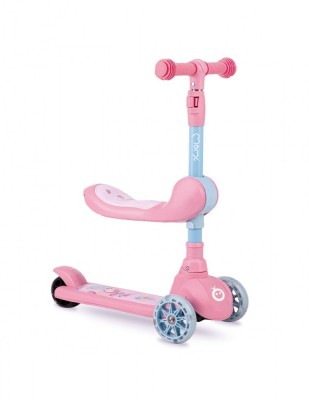 Trotineta transformabila 2in1 MoMi Kiuru - Pink foto