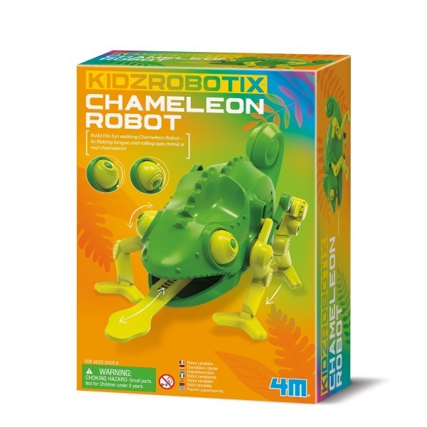 Kit constructie robot cameleon, Chameleon Robot, KidzRobotix, 4M