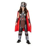 Costum Mighty Thor pentru fete - Thor: Love and Thunder 9-10 ani 140 cm