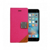 Husa Flip Astrum FC MATTE BOOK Apple iPhone 6/6s Pink, Cu clapeta, Vinyl