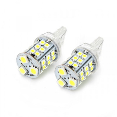 Set 2 becuri LED pentru lumina de zi Carguard, 4 W, 255 lm, T10 foto