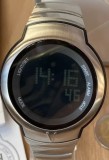 Ceas TCM Tchibo - vibratii, iluminare, alarma, cronometru, timer, bratara metalica, Quartz