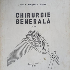 CHIRURGIE GENERALA. CURS-MOROSANU D. NICOLAE