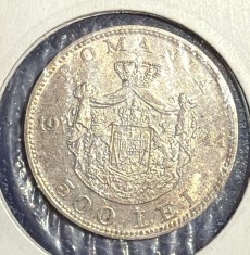ROMANIA 500 LEI 1944, REGELE MIHAI I / ARGINT(.700)/ 12 g /32 mm./LIVRARE IN CARTONAS!