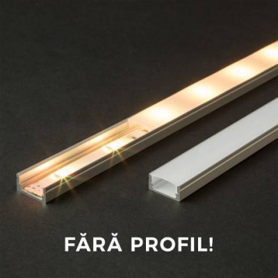 Ecran opal pentru profil aluminiu LED 1000mm 41010M1 Phenom foto