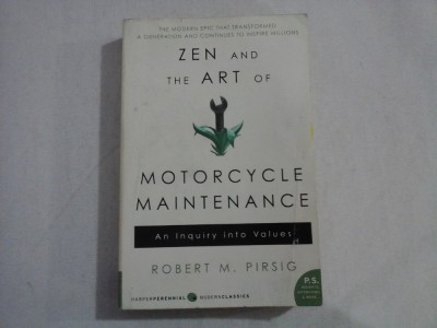 ZEN AND THE ART OF MOTORCYCLE MAINTENANCE - Robert M. PIRSIG foto