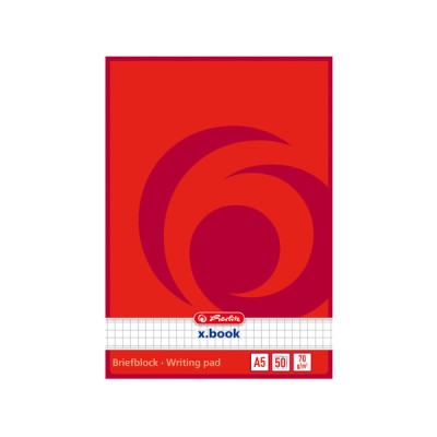 Caiet matematica A5 50 file X.Book Herlitz foto