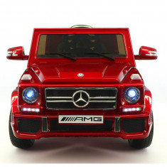 Masina electrica Mercedes Benz G65 AMG 12V cu LED SSO1013 foto