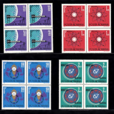 M1 TX9 8 - 1967 - EXPO 67 - Montreal - perechi de cate patru timbre