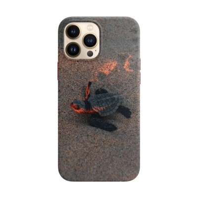 Husa compatibila cu Apple iPhone 14 Pro Max model Baby turtle, Silicon, TPU, Viceversa foto