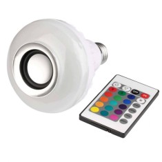 Bec led Smart Bluetooth cu difuzor 12W si telecomanda