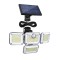 Lampa solara 233LED, 2000 Lm, 3 moduri de iluminare, telecomanda, cablu 5 metri