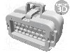 Conector auto, AMPSEAL, 23 pini, TE Connectivity - 770680-5