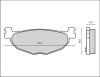 Placute Frana Spate Motorevolution Yamaha T-Max 500 (01-03) T-Max 530 (12-20) ABS FT3058 MCB722