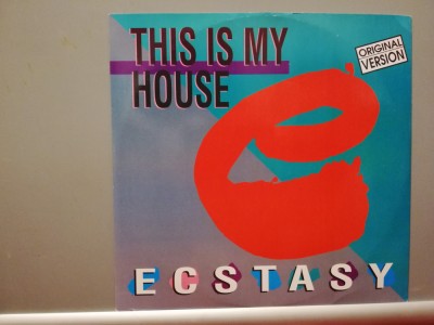 Ecstasy &amp;ndash; This is My House (1990/ZYX/Germany) - Maxi Single - Vinil/NM+ foto