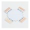 Conector PCB X de 10mm 4-Pini pentru benzi LED RGB SMD5050 5630