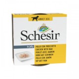 Schesir Dog Chicken with Ham in Jelly, conserva, 150 g