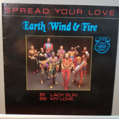 Earth Wind & Fire – Spread Your Love (1983/CBS/Holland) - Vinil/Maxi Single/NM+