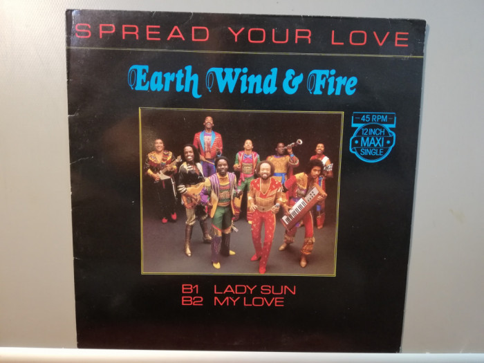 Earth Wind &amp; Fire &ndash; Spread Your Love (1983/CBS/Holland) - Vinil/Maxi Single/NM+