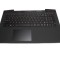 Tastatura Lenovo Neagra AP14R000A00 cu Palmrest negru iluminata backlit, Y50 70 cu Palmrest negru iluminata