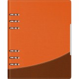 Agenda organizer A5 cu 6 inele Orange Line
