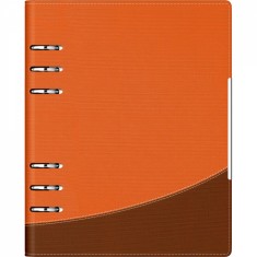 Agenda organizer A5 cu 6 inele Orange Line