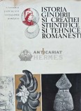 Istoria gandirii si creatiei stiintifice si tehnice romanesti (volumul 1) - 1982 - Stefan Pascu (K188)