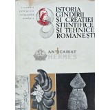Istoria gandirii si creatiei stiintifice si tehnice romanesti (volumul 1) - 1982 - Stefan Pascu (K188)