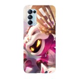 Husa compatibila cu Oppo A55, Viceversa, model Cosplay Veigar, Silicon, TPU, Transparent, Carcasa