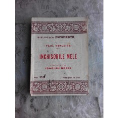 INCHISORILE MELE , PAUL VERLAINE