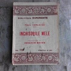 INCHISORILE MELE , PAUL VERLAINE