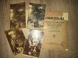 OBICEIURI DE CRACIUN SI DE ANUL NOU, Colinde, Cantece de stea, Papusile, Semanatul... P.GHOERGHEASA, CCA 1925 + 4 FOTO DE CRACIUN 1925