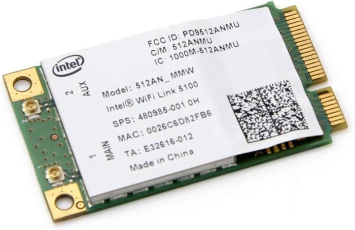 144.Modul/Placa retea wifi wireless wifi laptop 512AN_MMW