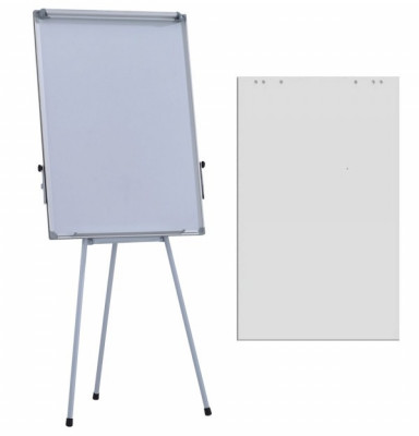 Flipchart magnetic Extra 70x100 cm, inaltime ajustabila + hartie flipchart foto