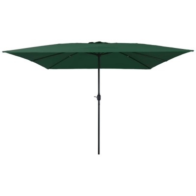 vidaXL Parasol de Grădină Verde și Negru 295 x 295 x 245 cm 42003653 foto