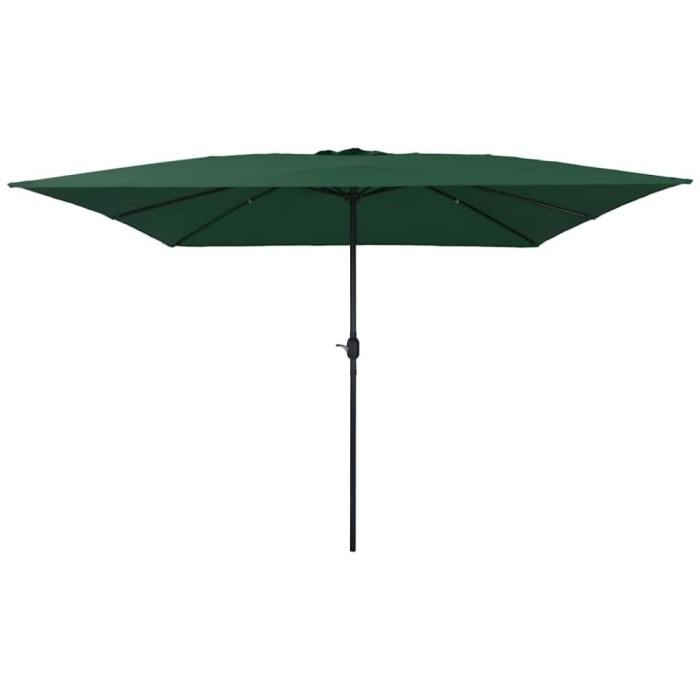 vidaXL Parasol de Grădină Verde și Negru 295 x 295 x 245 cm 42003653