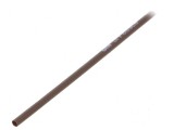 Manșon termocontractabil subțire 3:1 3mm 1m maro