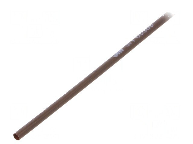 Manșon termocontractabil subțire 3:1 3mm 1m maro
