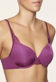 TPH635-11 Sutien decorat cu dantela semitransparenta True Curves Forever, mov, 75, a, Triumph